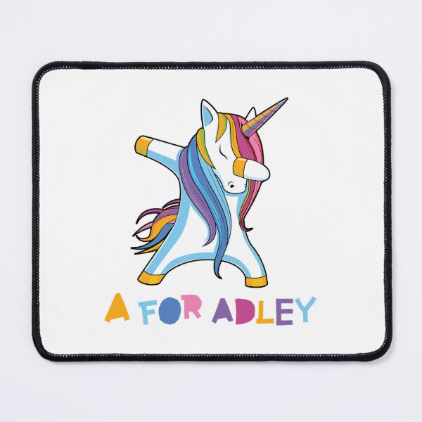 kawai girl a for adley unicorns 2d cartoon Sticker Poster for
