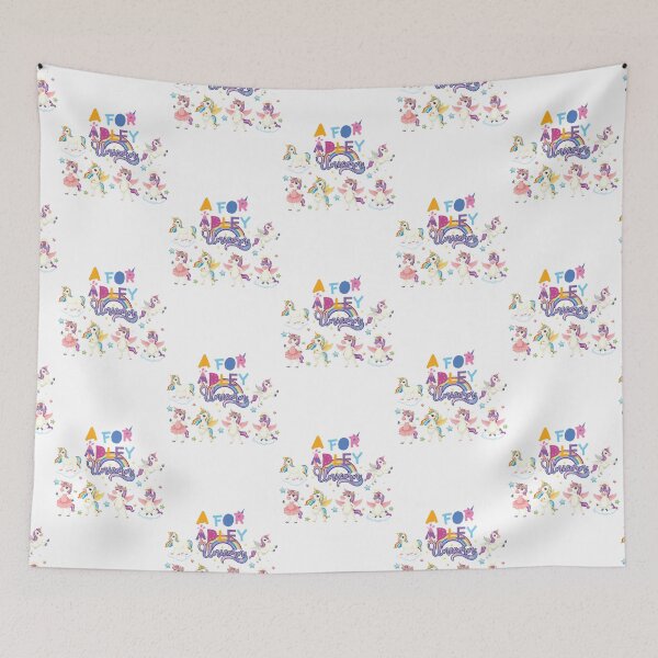 Item preview, kawai girl a for adley unicorns cartoon for kids Sticker designed and sold by BeauWellingto.