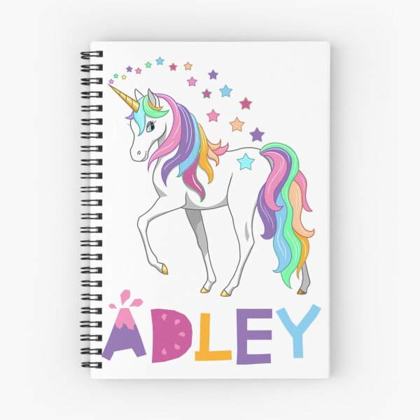 Item preview, kawai girl a for adley unicorns cartoon funny for kids Sticker designed and sold by BeauWellingto.
