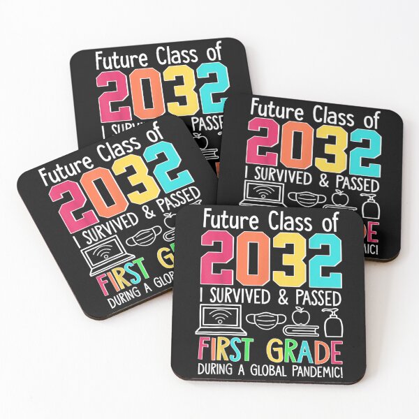 Item preview, RngQ Colourful Class Of 2032 First Grade Back To School T-Shirt designed and sold by DahnkeBinney.