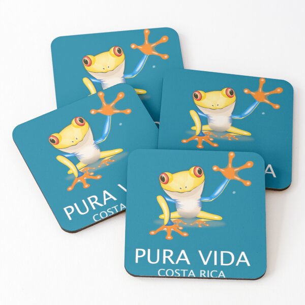 Item preview, Costa Rica Tree Frog Pura Vida Fitted  designed and sold by AhalyaRai8.
