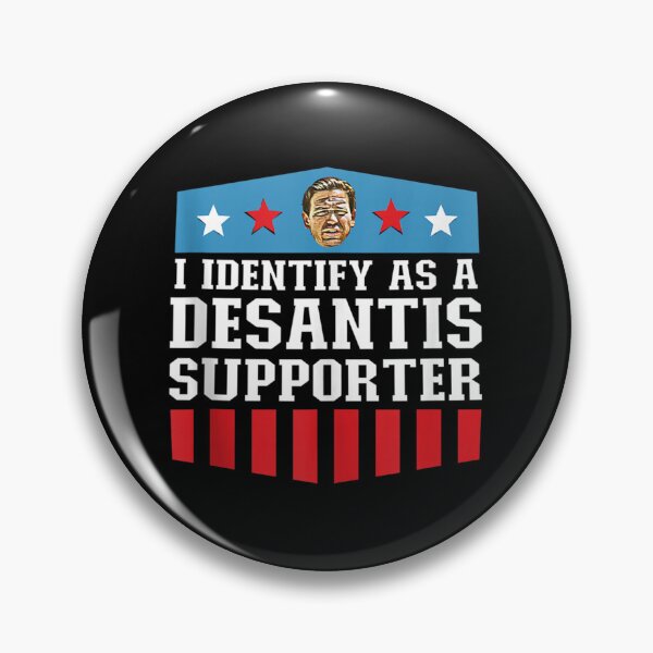 Item preview, I Identify as a Ron DeSantiss Supporter Patriotic Emblem Tank Top designed and sold by sanfordyr.
