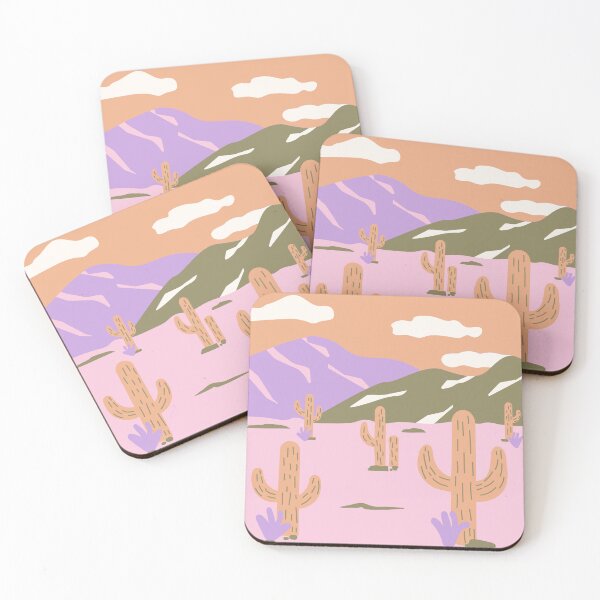 Item preview, Cactus of pastel colors designed and sold by andrasdesignssss.