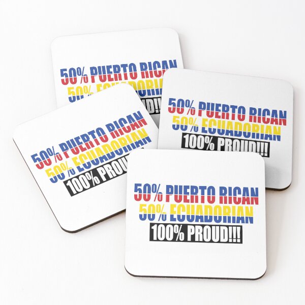 Item preview, PUERTO RICAN/ECUADORIAN PRIDE designed and sold by Sillybear PrintsItAll.