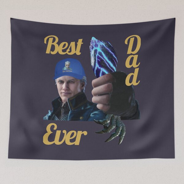 Item preview, Music Vintage Devil May Cry Vergil Best Dad Ever designed and sold by NicklausKutch.