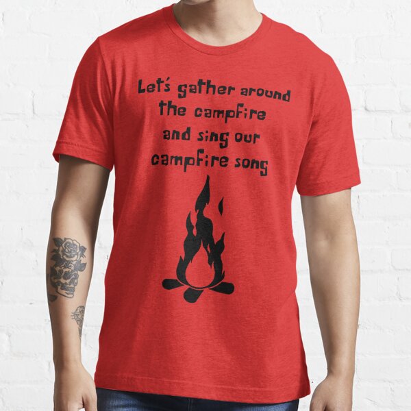 Campfire Song Song black font