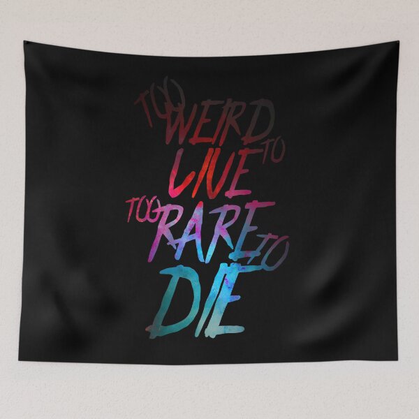 Item preview, Too Weird To Live Too Rare To Die Hunter S. Thompson Cool Badass Quote designed and sold by Sid3walkArt2.