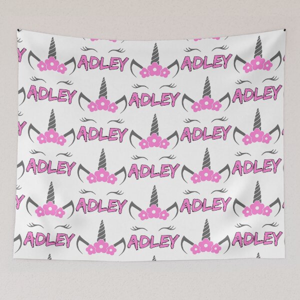 Item preview, kawai girl a for adley unicorns kawaii Sticker designed and sold by BeauWellingto.