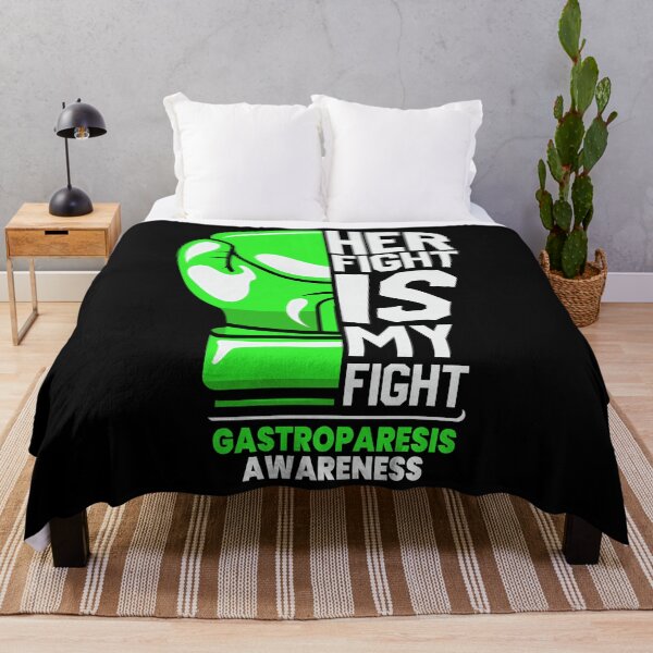 Item preview, Gastroparesis Awareness Month 2022 Gastroparesis Awareness Her Fight is My Fight Boxing Gloves designed and sold by OtiliaNikolaus.