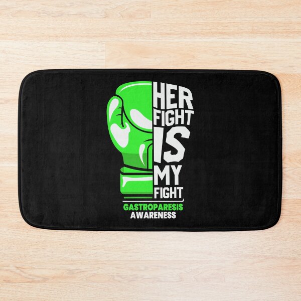 Item preview, Gastroparesis Awareness Month 2022  Gastroparesis Awareness Her Fight is My Fight Boxing Gloves    designed and sold by OtiliaNikolaus.