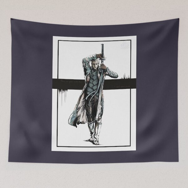 Item preview, My Favorite People Devil May Cry 5 Vergil Painting designed and sold by NicklausKutch.