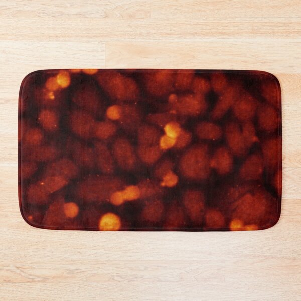 Item preview, Neon orange fluorescent cell art designed and sold by ArtByScience.