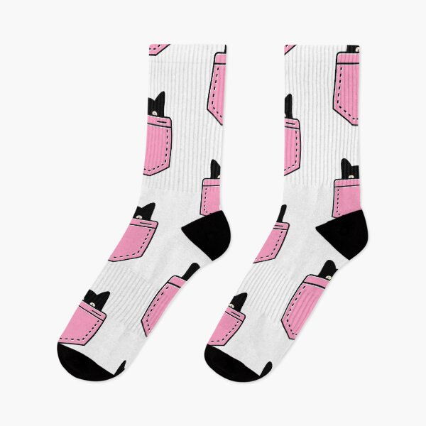 Item preview, Cute Black Cat In Pink Pocket Funny Cat designed and sold by Amir  Kaddour.