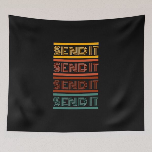 Item preview, Send It Retro Multicolor designed and sold by whyNautDesigns.
