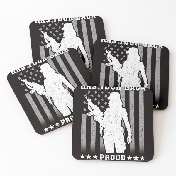 Item preview, My Daughter Has Your Back Proud Army Mom designed and sold by angelbonney56.