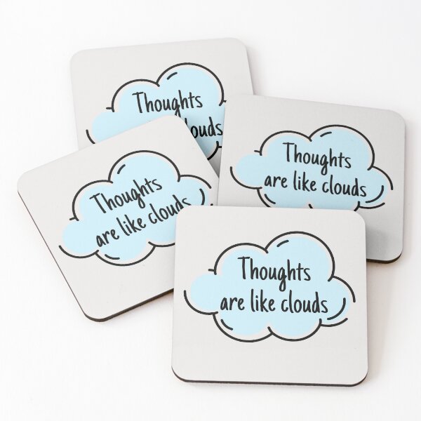 Item preview, Thoughts are like clouds designed and sold by ThoughtJumble.