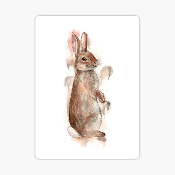 Botanical Garden Rabbit Sticker