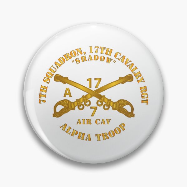 Item preview, Army - 7th Sqn 17th Cav Regt - Alpha Trp - Shadow designed and sold by Military Insignia Products.