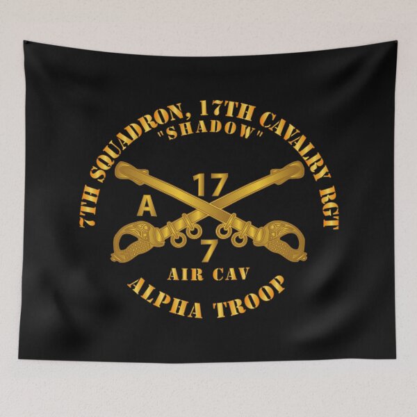Item preview, Army - 7th Sqn 17th Cav Regt - Alpha Trp - Shadow designed and sold by Military Insignia Products.