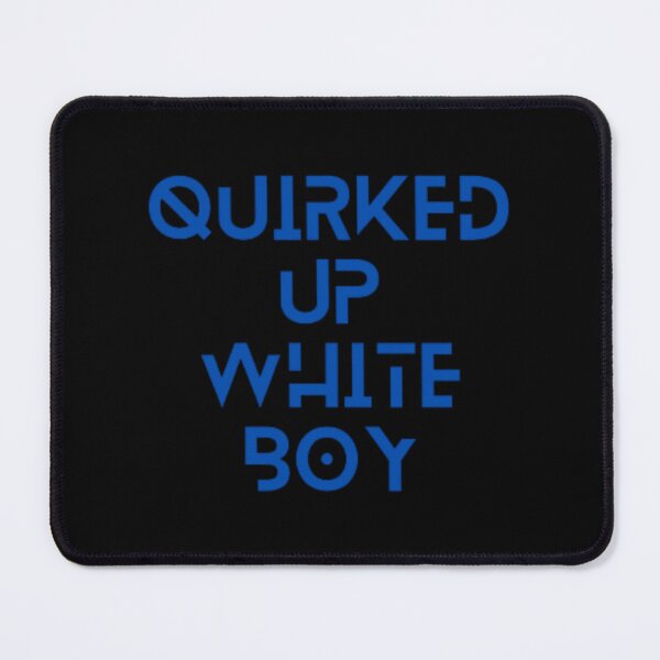 Item preview, QUIRKED UP WHITE BOY DESIGN Sticker designed and sold by AcaciaErickson.