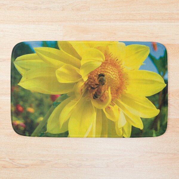 Item preview, Save the bees yellow flower designed and sold by Almost Never.