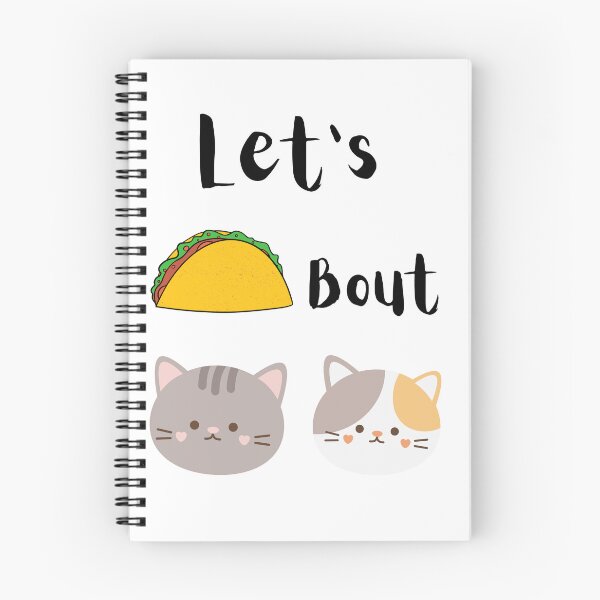 Item preview, Let's Taco Bout Cats - Funny Taco Cat Quote designed and sold by printableplanet.