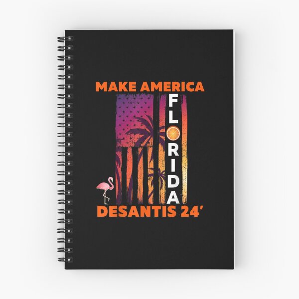 Item preview, DeSantiss 2024 Make America Florida Flamingo Flag Election designed and sold by sanfordyr.