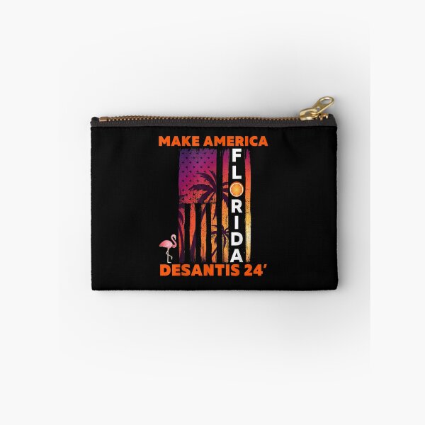 Item preview, DeSantiss 2024 Make America Florida Flamingo Flag Election designed and sold by sanfordyr.
