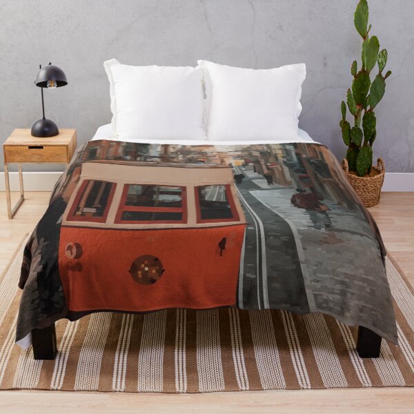 Item preview, Lisbon Tram - Watercolour Style designed and sold by WWWC2288.