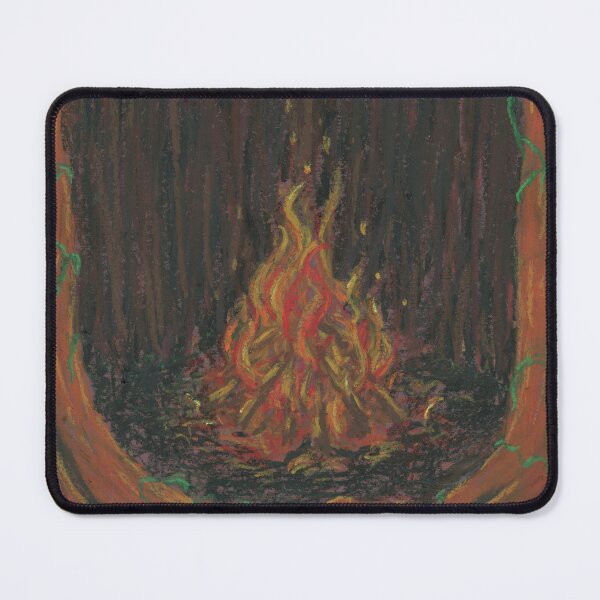 Item preview, Bonfire in a Wooded Clearing designed and sold by Crystal Odenkirk.