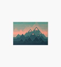Geometric Mountains Art Board