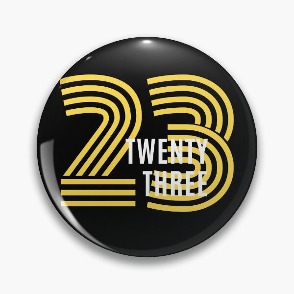 Item preview, 2023. Simple Typography Black And Gold 2023 Design designed and sold by That Cheeky Tee.