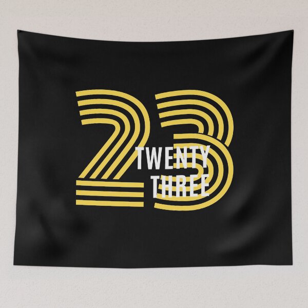 Item preview, 2023. Simple Typography Black And Gold 2023 Design designed and sold by That Cheeky Tee.