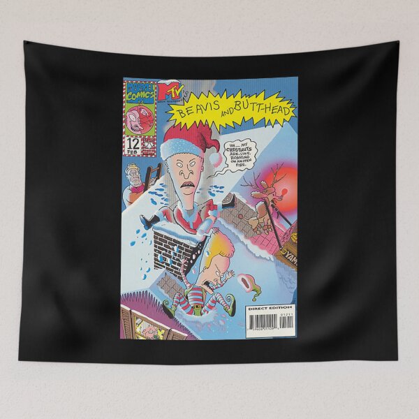 Item preview, Butthead Escher Style Graphic Gift Fan designed and sold by HerbestPetrus.