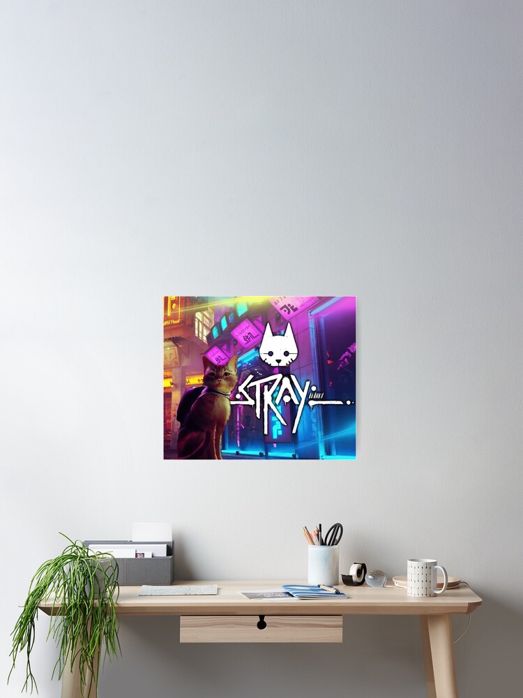 stray game cat sad Poster for Sale by WellingtonAdams