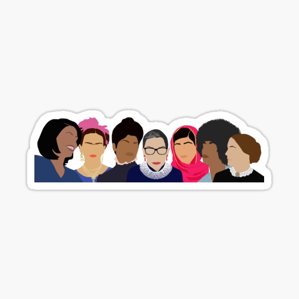 Feminist Girl Gang- Squad Goals (with Gloria) Sticker