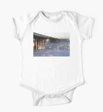 Ocean Wave Storm Pier One Piece - Short Sleeve