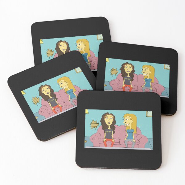 Item preview, Butthead - We're Chicks Cartoon Gift Fan designed and sold by HerbestPetrus.