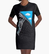 Astronaut open the sky Graphic T-Shirt Dress