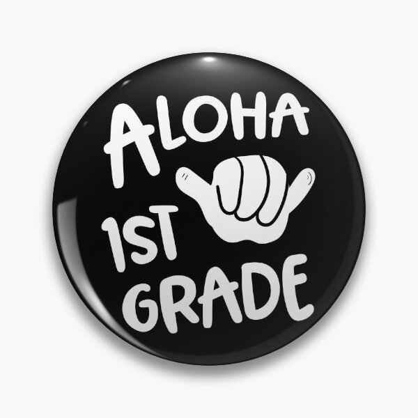 Item preview, Aloha 1st Grade Back To School Hawaii Shaka designed and sold by Delightfully Cynical.