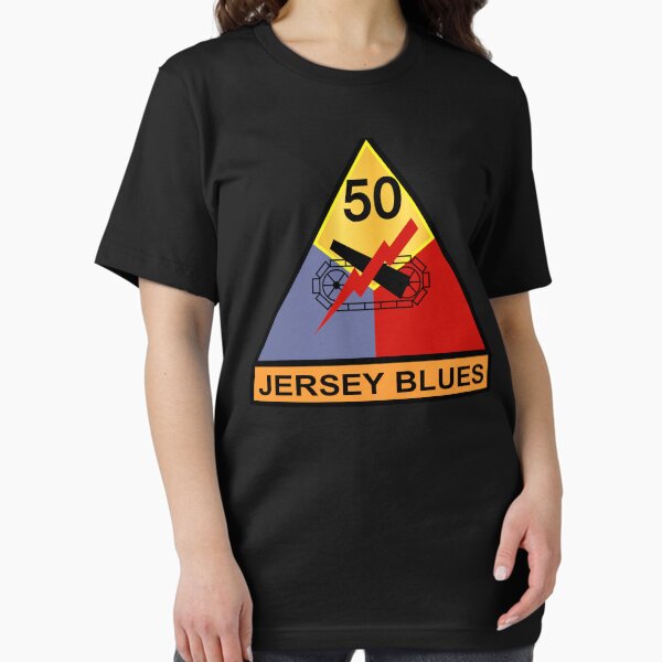 Item preview, Army - 50th Armored Division - Jersey Blues wo Txt designed and sold by Military Insignia Products.
