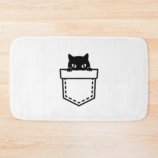 Item preview, Cute Black Cat In Pocket Funny Cat designed and sold by Amir  Kaddour.