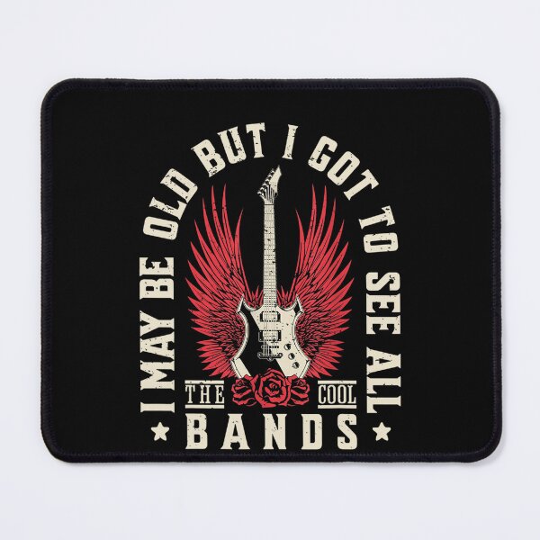 Item preview, I May Be Old But I Got To See All The Cool Bands Retro designed and sold by nedrae.