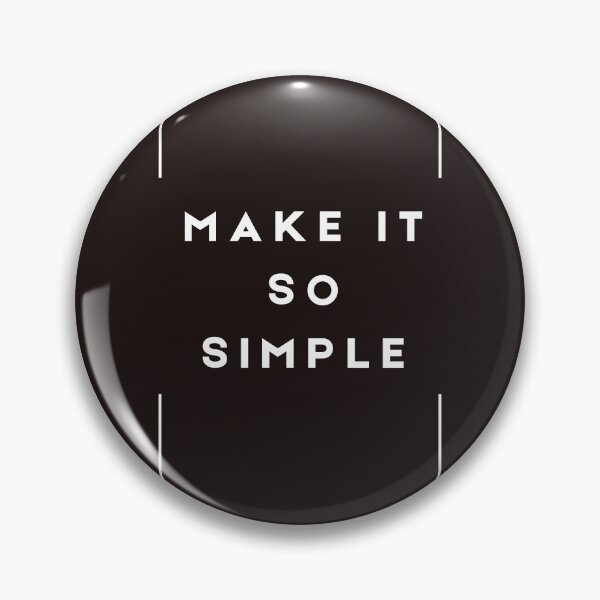 Item preview, Make it so simple designed and sold by AAstroShop.