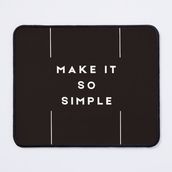 Item preview, Make it so simple designed and sold by AAstroShop.