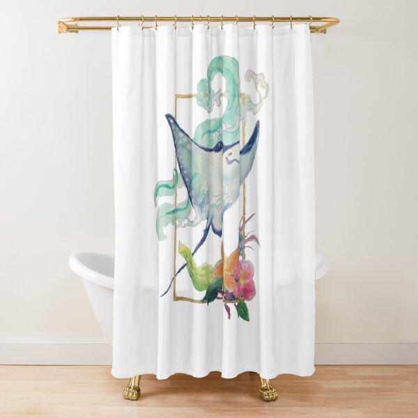 Soaring Stingray Shower Curtain