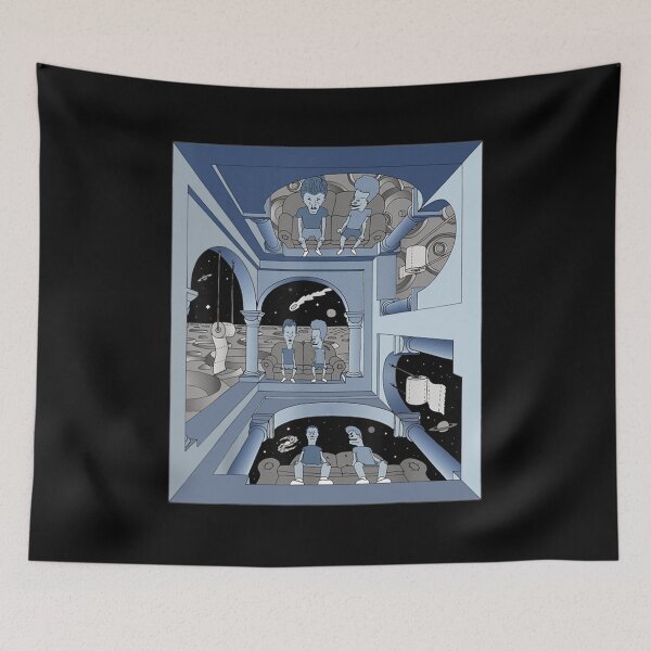 Item preview, Escher Style Graphic Beavis Perfect Gift Christmas designed and sold by HerbestPetrus.
