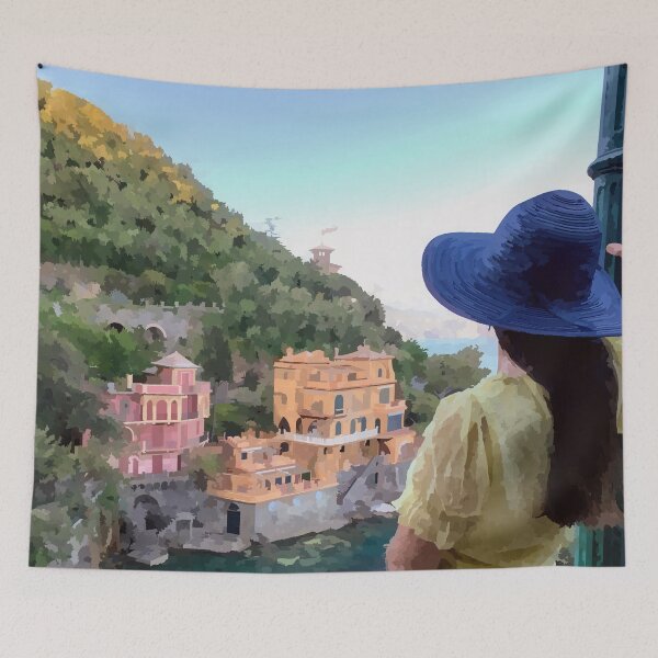 Item preview, Italian Yellow Dress - Watercolour Style designed and sold by WWWC2288.