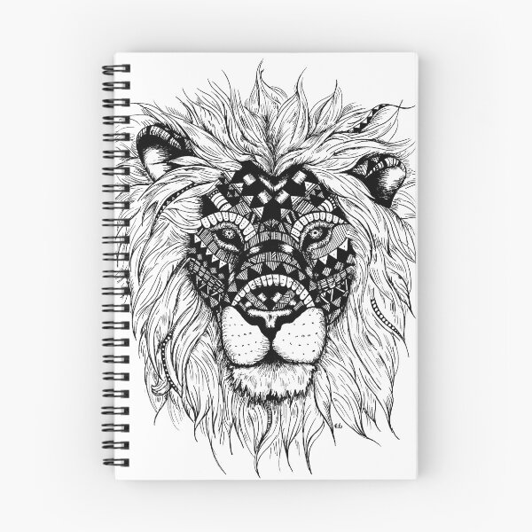 Item preview, Lion (patterned) designed and sold by Emma Barker.