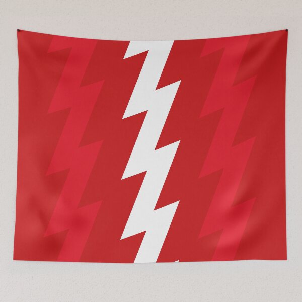 Item preview, Arsenal Red & White 1994 Home Lightning Bolt designed and sold by Sporting Colour.